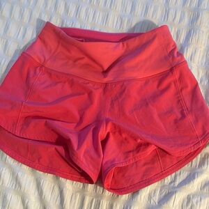 Lululemon Athletica Bright Pink Athletic Shorts